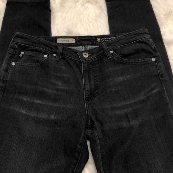 Ag Adriano Goldschmied Pants - AG Adriano Goldschmied black skinny straight sz 29
